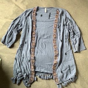 Xhiliration Boho Kimono